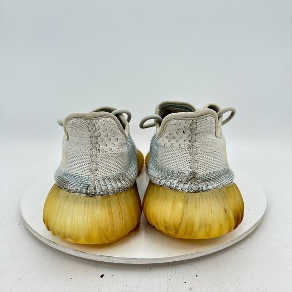 Adidas Yeezy Boost 350 V2 Men Sz 11 FW3043 Cloud White Blue Non-Reflective Shoes - Picture 5 of 11